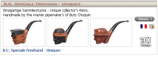 B.C. Speciale Freehands - Uniques - Einzigartige Sammlerst�cke - Unique collector's items.