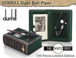 Dunhill White Spot Eight Balls Pipes