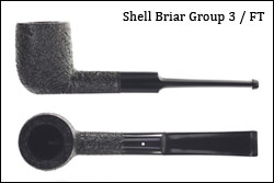 Dunhill "White Spot" Combo Set Shell Briar