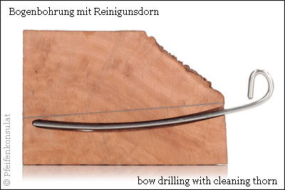 picture: Karl Harkam Bogenbohrung / bow drilling
