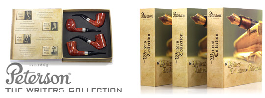 Peterson "The Writers Collection" 4er Set Limited Edition 9mm