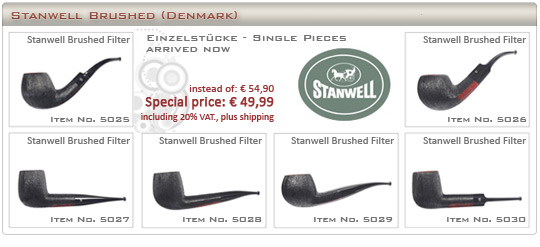 Stanwell Brushed - neue Einzelst�cke eingelangt