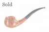 Pearl Bee Half Bent smooth polished, 9mm Filter - SOLD!