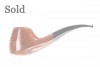 Pearl Bee Half Bent smooth polished, 9mm Filter - SOLD!