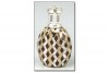 Duftlampe "Persia" rot-gold/rund 17cm