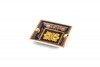 Ascher Porzellan Blumenornament blau 16x16cm