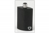 Hip Flask 2,5oz black with strass