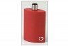Hip Flask 2,5oz red with strass