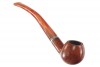 Jean Claude Pausen/Lesepfeife Filter Bruy&eacute;re HalfBent orangebraun