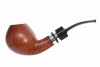 Prammer Bruyere smooth SG Silver Half Bent, 9mm Filter