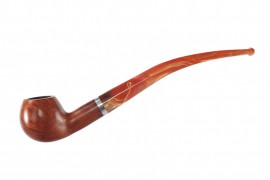 Jean Claude Pausen/Lesepfeife Filter Bruy&eacute;re HalfBent orangebraun