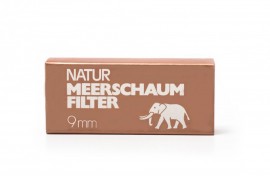 White Elephant Natur-Meerschaumfilter 9mm, 20 Stück